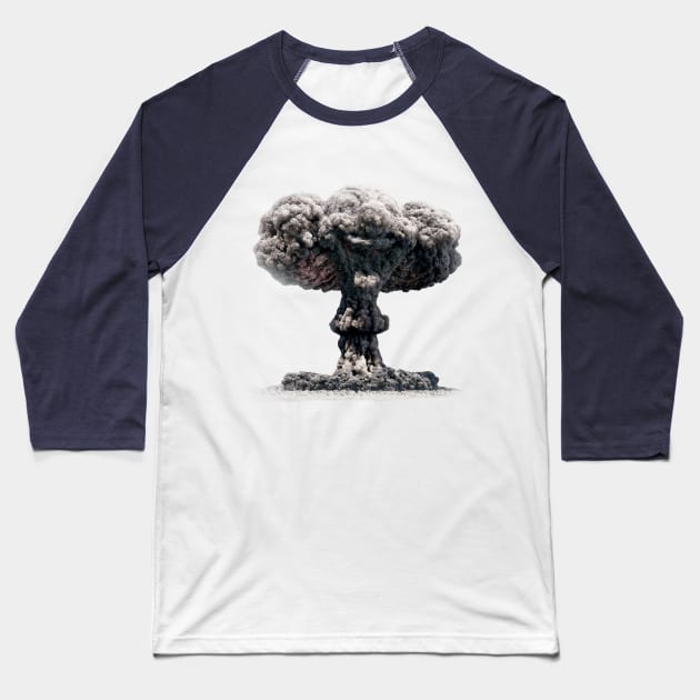 Mushroom Cloud Baseball T-Shirt by TeeMax